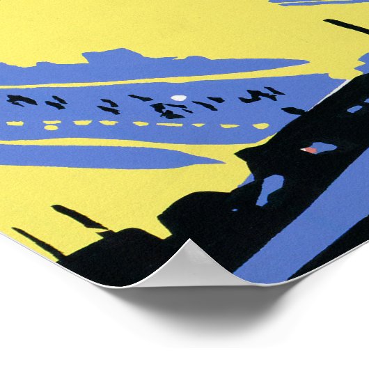 旅行のポスター海の崖を促進するロングアイランド ポスター (角)