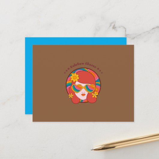 旅行のポストカード | 風景、レトロ＆カスタム印刷 ポストカード (正面/裏面インサイチュ)