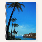 旅行の休暇カスタム写真 ノートブック (正面)