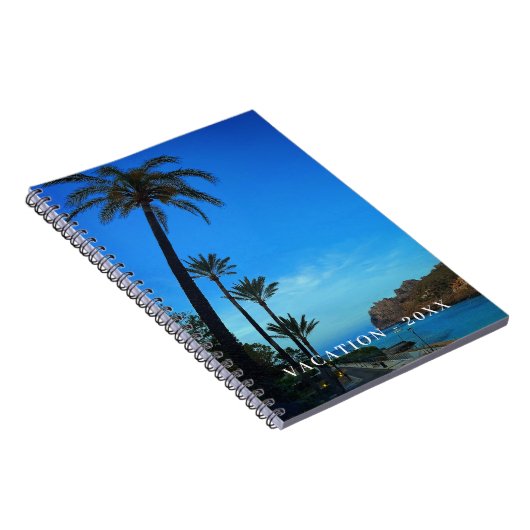 旅行の休暇カスタム写真 ノートブック (右側)