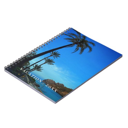 旅行の休暇カスタム写真 ノートブック (左側)