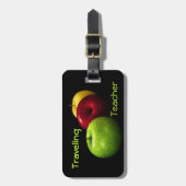 旅行の先生の荷物のラベル ラゲッジタグ (正面縦)
