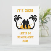 旅行の名言 新しい場所へ ハolidayカード シーズンカード (スタンド正面)