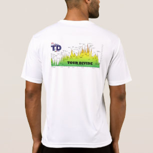 旅行の境界の高度のプロフィールのTシャツ Tシャツ