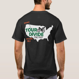 旅行の境界のBikepackingのTシャツ Tシャツ
