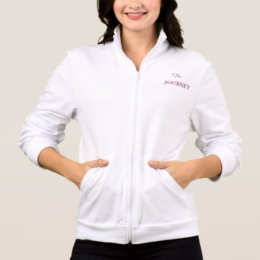 旅行の女性のTシャツ パーカ (正面)