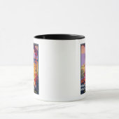 旅行の宣伝ポスター マグカップ (中央)