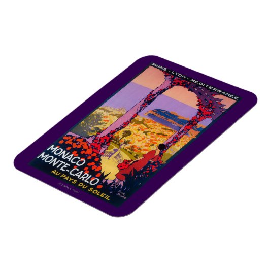 旅行の宣伝ポスター マグネット (左側)