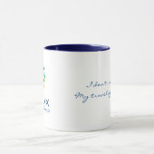 旅行の心配事はエージェントに任せて Mug マグカップ (中央)