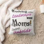 旅行の旅を愛するママのための風景 クッション (ブランケット)