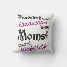 旅行の旅を愛するママのための風景 クッション