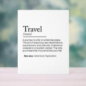 旅行の本質 アクリルサイン (ニュートラル)