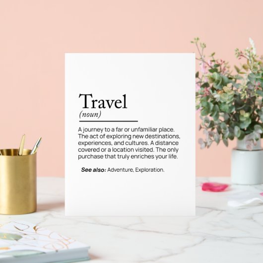 旅行の本質 アクリルサイン (ウェディング)