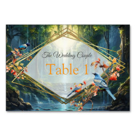 旅行の滝の目的地の私たちの世界 テーブルナンバー