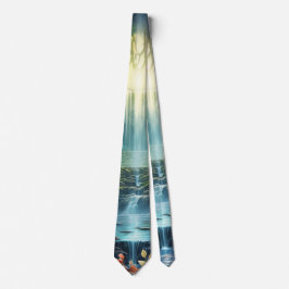 旅行の滝の目的地の私たちの世界 ネクタイ