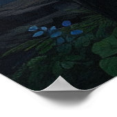 旅行の滝の風景の私たちの世界 ポスター (角)