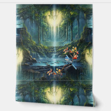 旅行の滝の風景の私たちの世界