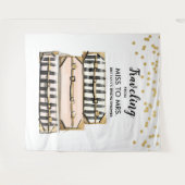 旅行の背景をミッ恋しく思ズ・ブライダルシャワーへ タペストリー (正面(横))