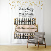 旅行の背景をミッ恋しく思ズ・ブライダルシャワーへ タペストリー (インサイチュ)