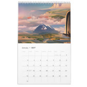 旅行の航海Viaggiare 2023ワンページカレンダー カレンダー (1月 2027)