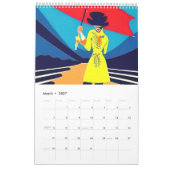 旅行の航海Viaggiare 2023ワンページカレンダー カレンダー (3月 2027)