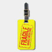 旅行の荷物タグ気に付き壊れやすいハンドル ラゲッジタグ (正面縦)