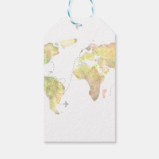 旅行の退職パーティー ギフトタグ (裏面)