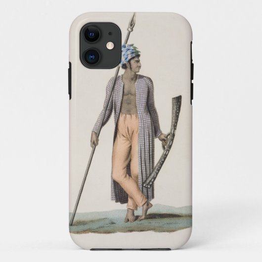 「旅行のautからのGuebeの島からの戦士、 Case-Mate iPhoneケース (裏面)