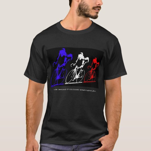 旅行のde lemond 3の人のチームalleycat tシャツ (正面)