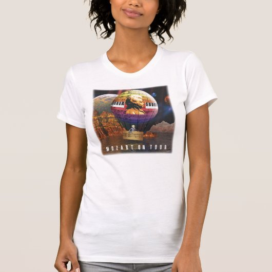 旅行のTシャツのモーツァルト Tシャツ (正面)