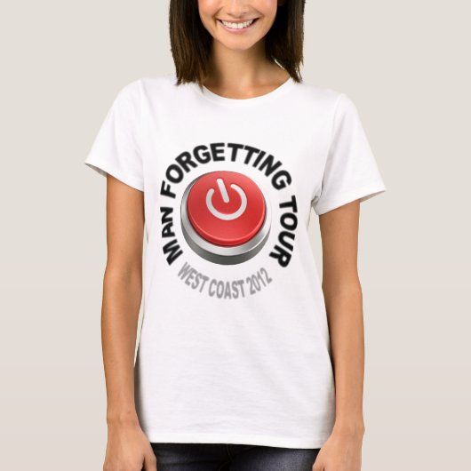 旅行のTシャツを忘れている人 Tシャツ (正面)