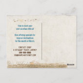 旅行はがきトロピカルサングラス ポストカード (裏面)