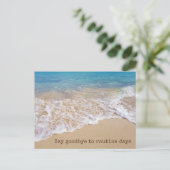 旅行はがき海ビーチ ポストカード (スタンド正面)