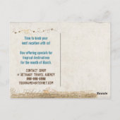 旅行はがき海ビーチ ポストカード (裏面)