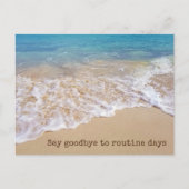 旅行はがき海ビーチ ポストカード (正面)