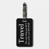 旅行はより豊富に作ります ラゲッジタグ (裏面縦)