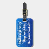 旅行はより豊富に-カスタマイズ可能作ります ラゲッジタグ (正面縦)