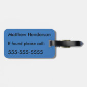 旅行はより豊富に-カスタマイズ可能作ります ラゲッジタグ (裏面横)