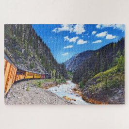 旅行はコロラド州ヴィンテージ列車で ジグソーパズル