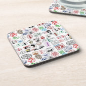 旅行はパターンを押します コースター (左側)