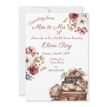 旅行はミッ恋しく思ズ、ブライダルシャワー、旅行から