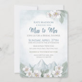 旅行はミッ恋しく思ズ・マウンテンブライダルシャワーへ 招待状 (正面)