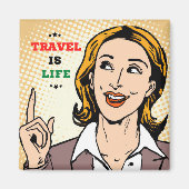 旅行はライフマグネットである マグネット (正面)