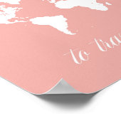 旅行はライブプリント ポスター (角)