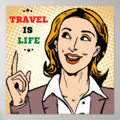 旅行は人生のポスター ポスター (正面)