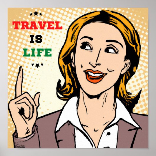 旅行は人生のポスター ポスター (正面)