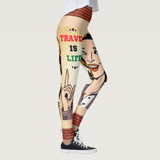 旅行は人生のレギンス レギンス (右)