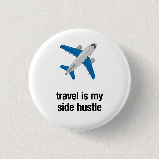 旅行は僕の横腹だ 缶バッジ (正面)