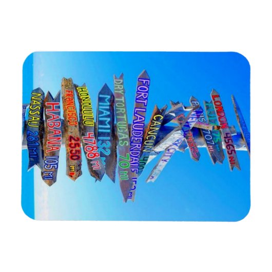 旅行は全てだ マグネット (横)