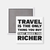 旅行は君を作る買唯一のものだが… マグネット (正面/裏面)